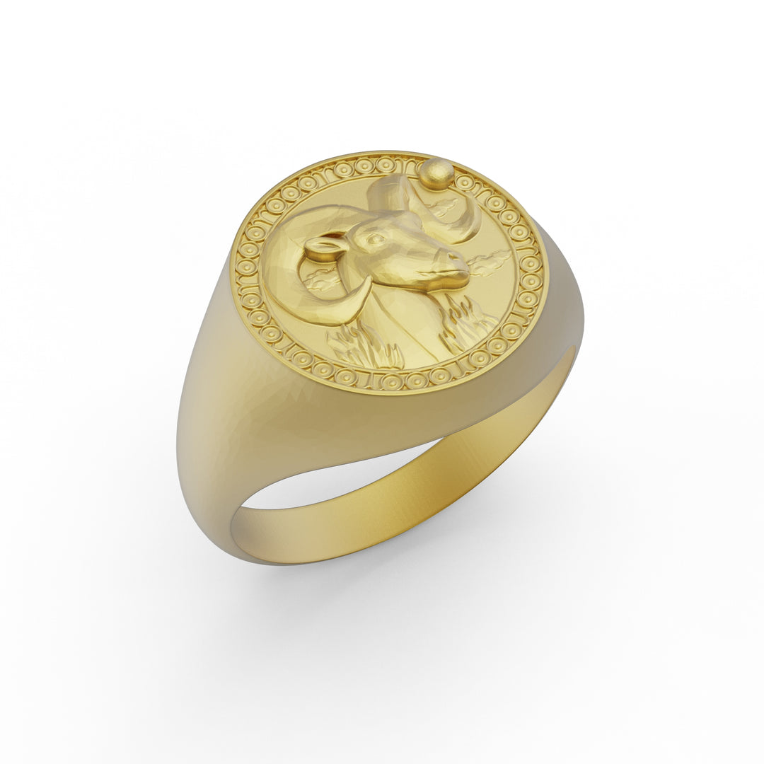 Aries Zodiac Ring