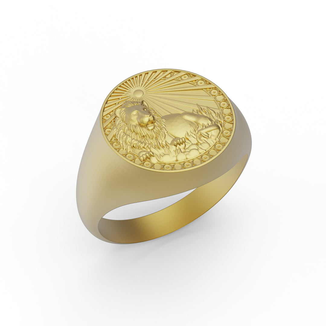 Leo Zodiac Ring