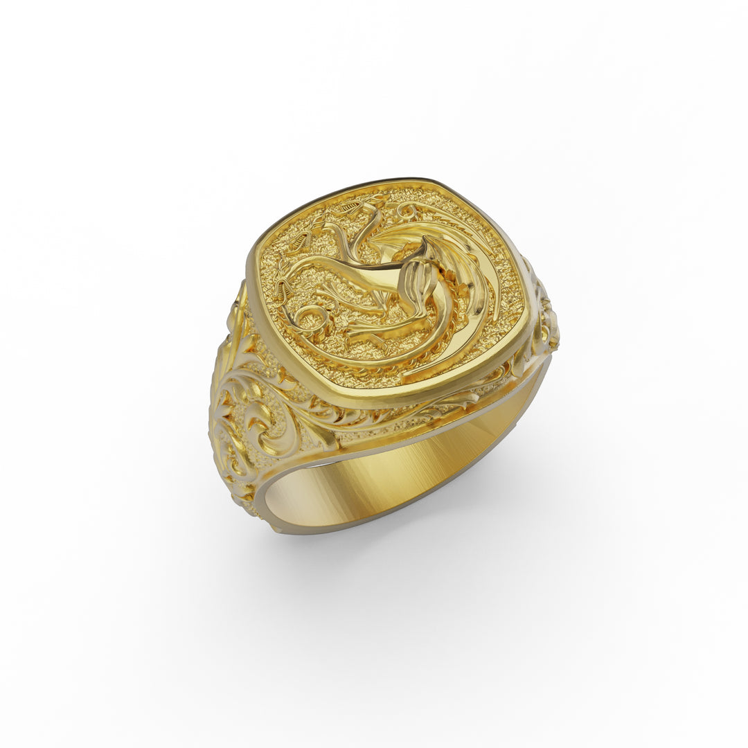 Targaryen Dragon Signet Ring