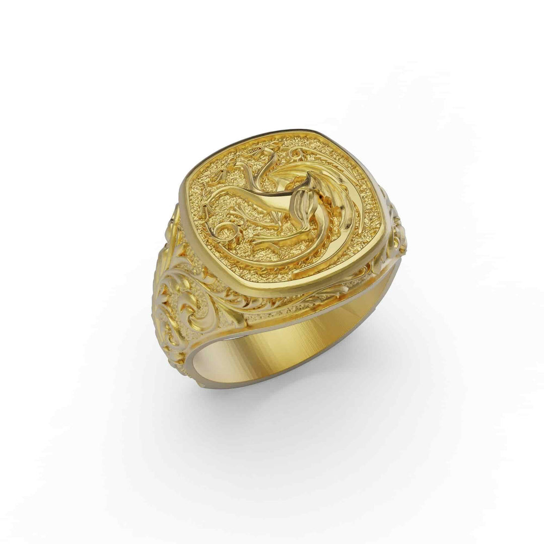 Targaryen Dragon Signet Ring1