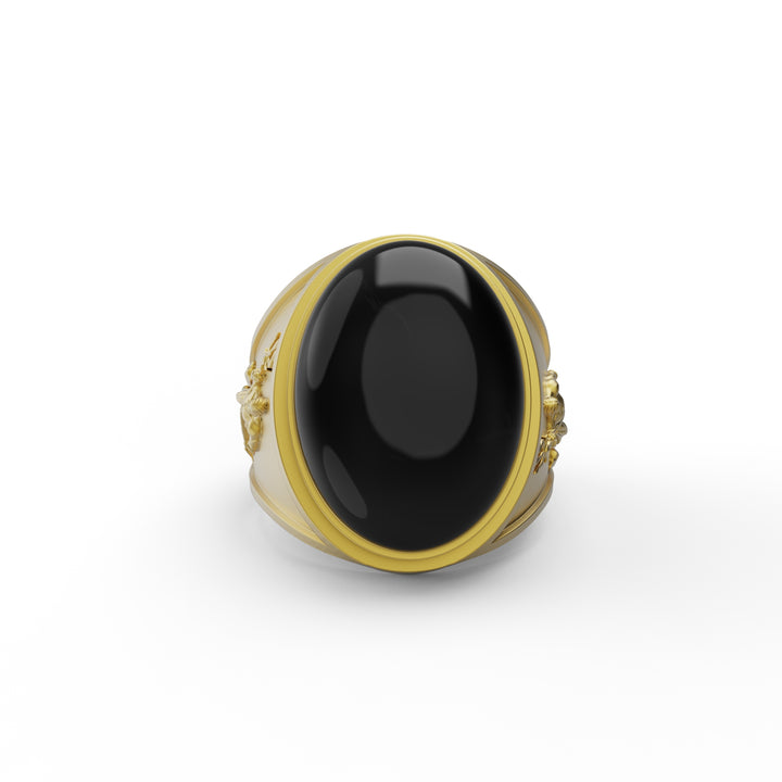 Poseidon Onyx Gemston Ring