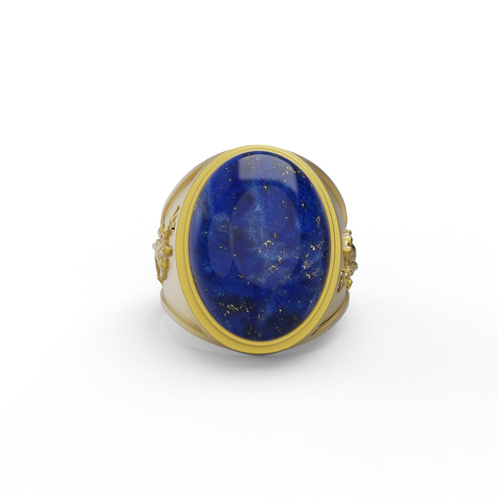 Poseidon Lapis Gemston Ring