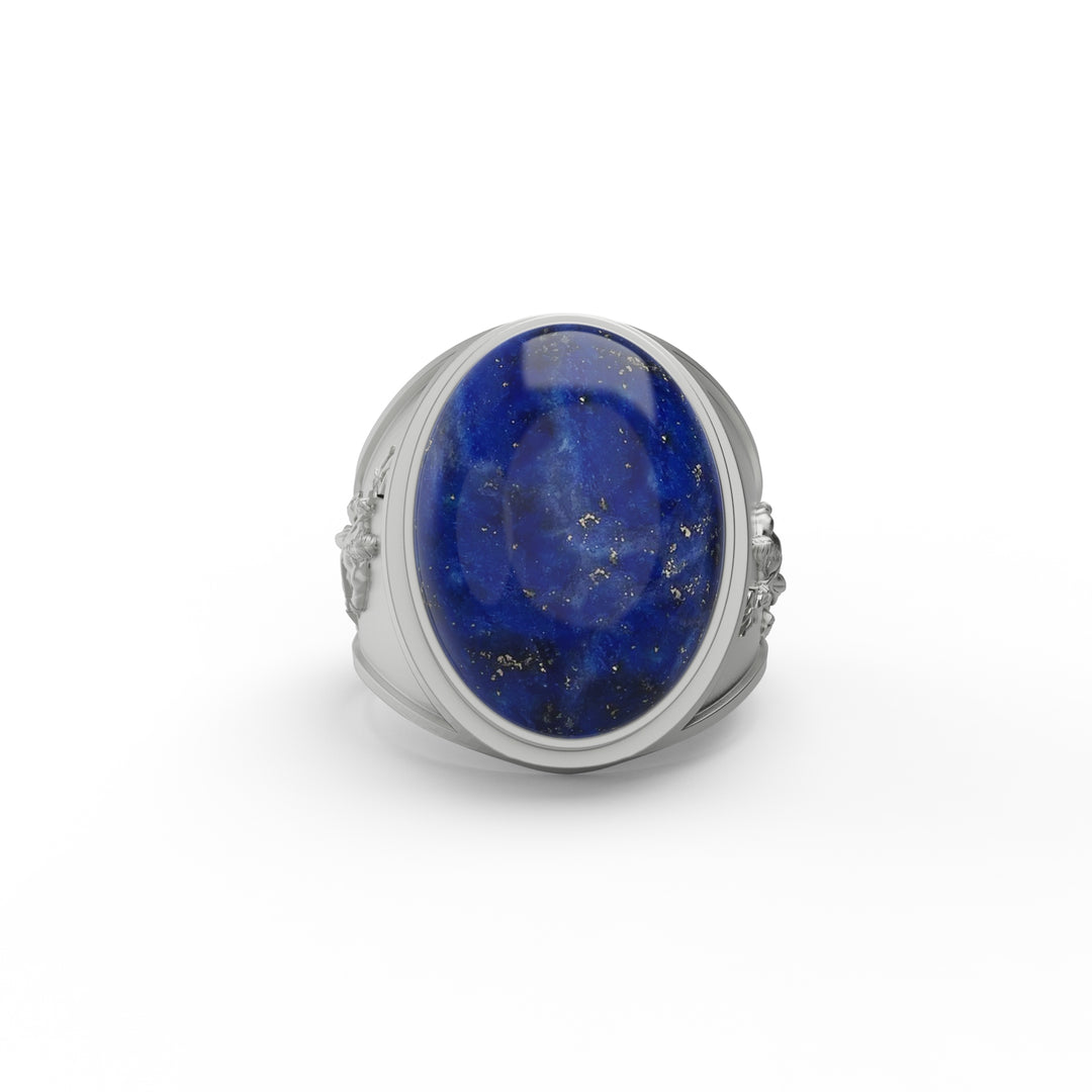 Poseidon Lapis Gemston Ring