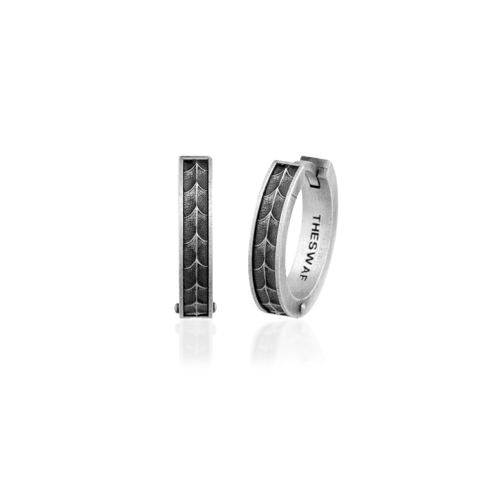 Dragon Scale Huggie Earring