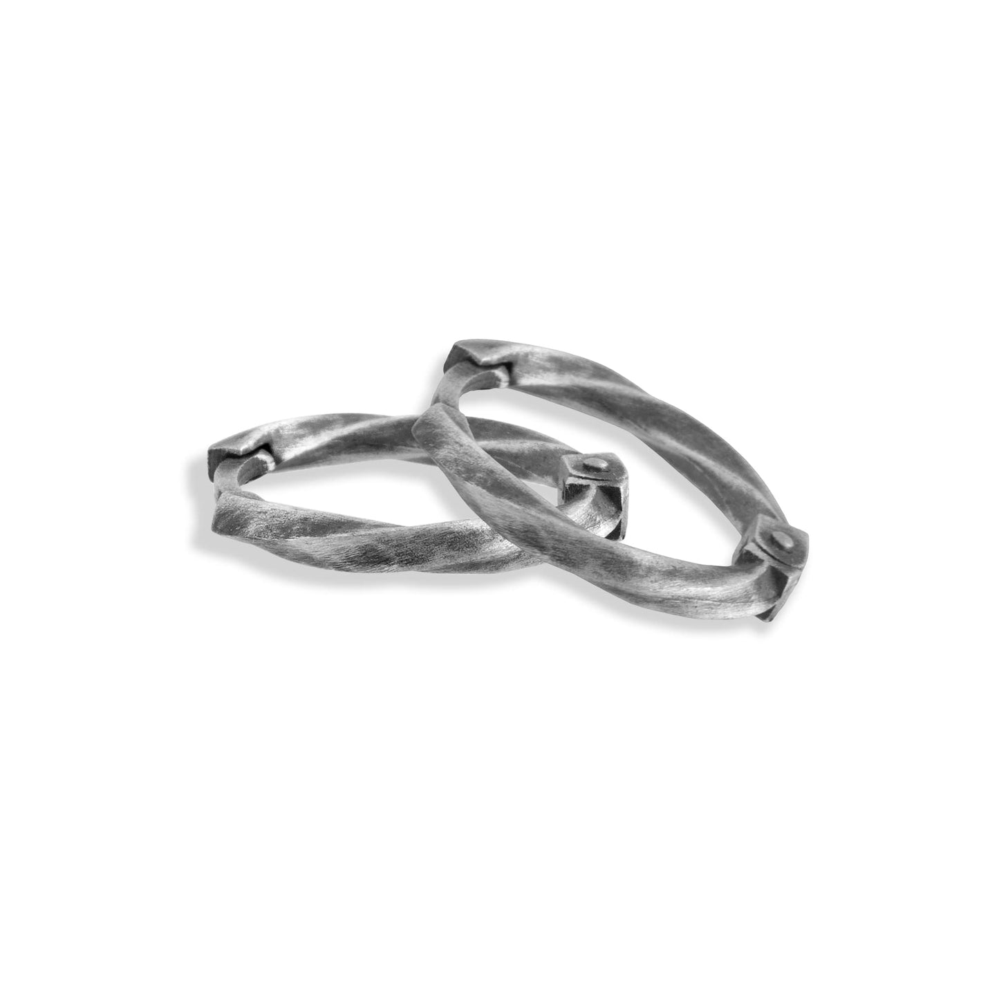 Twist of Eternity Hoop Earring
