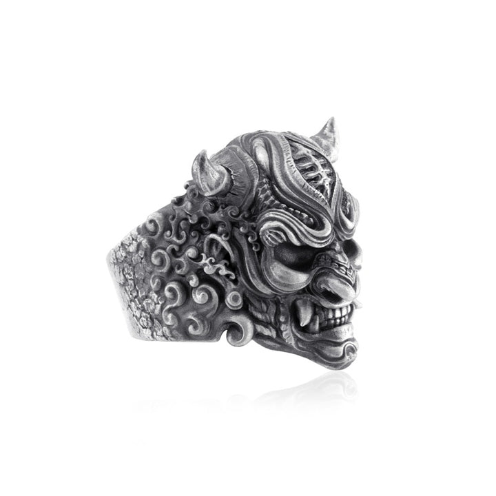 Samurai Hannya Ring side view