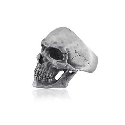 Skull Signet ring side view