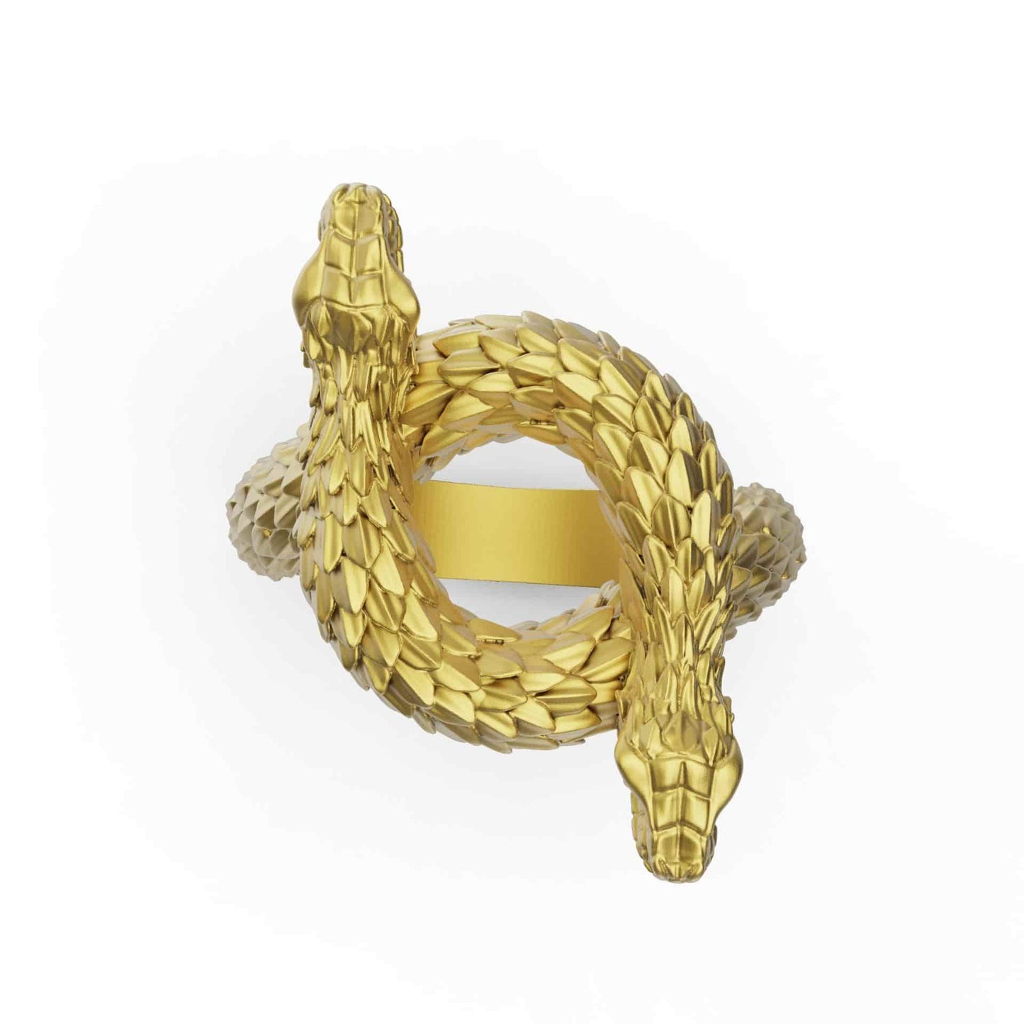 Two-Headed Snake Ring