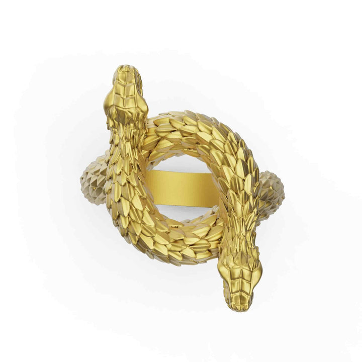 Two-Headed Snake Ring