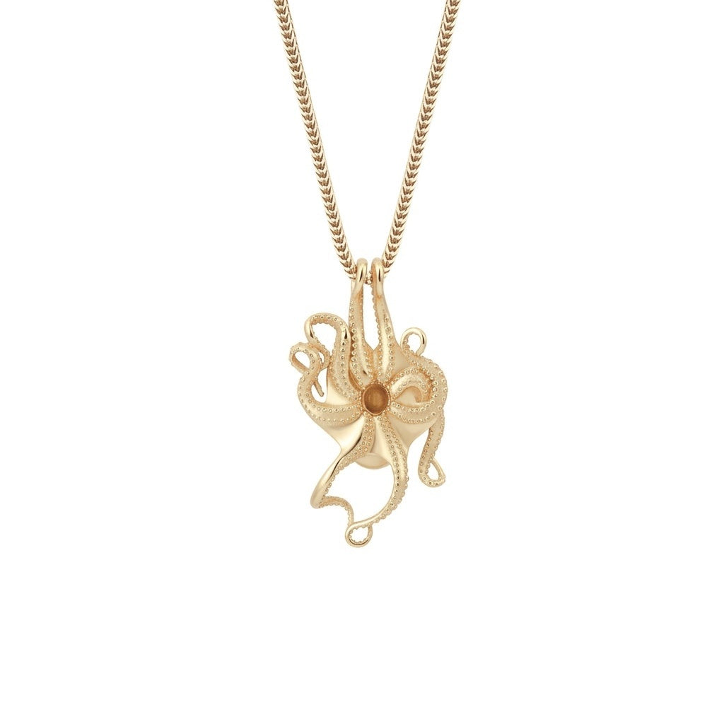 Hanging Octopus Necklace