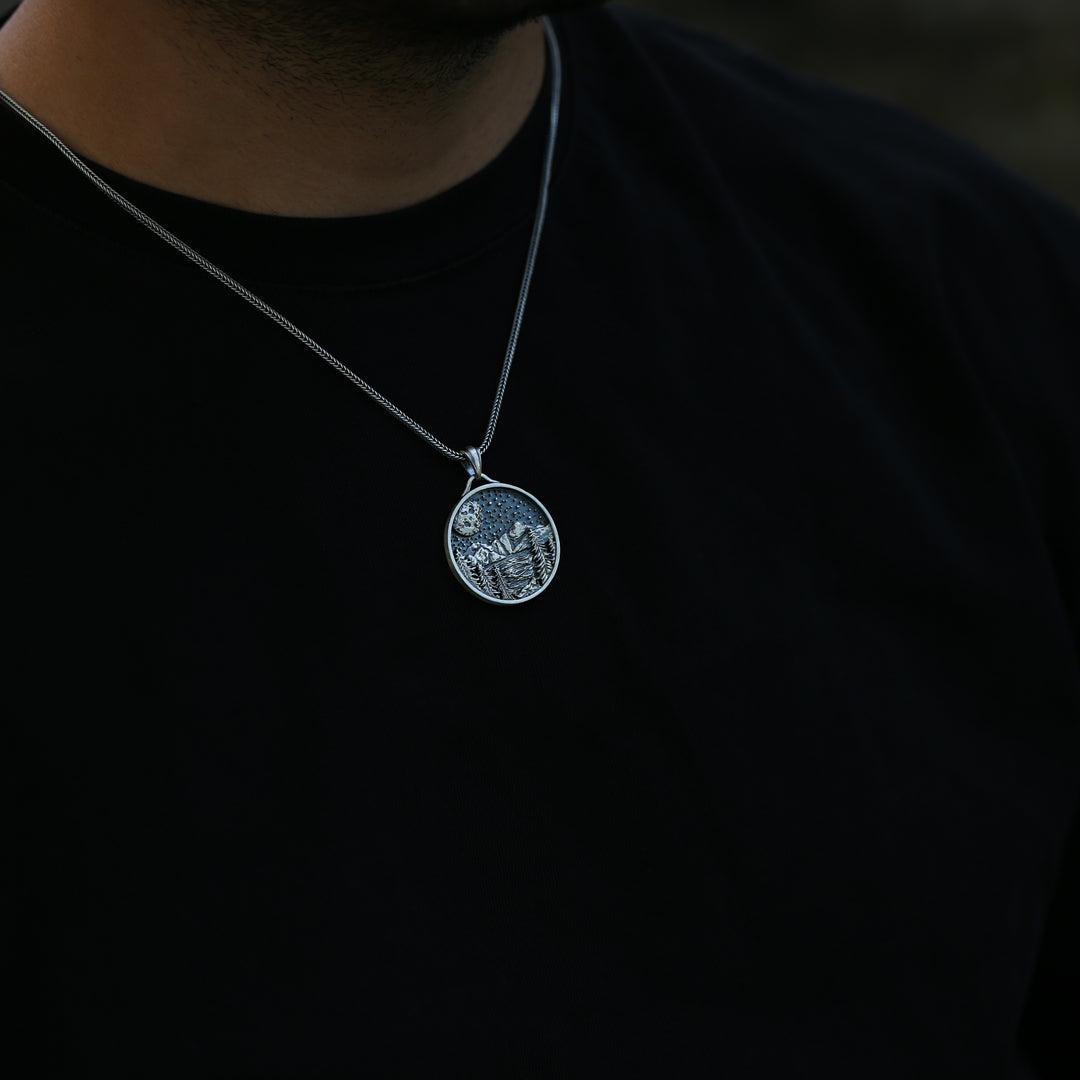 Moon and Nature Necklace