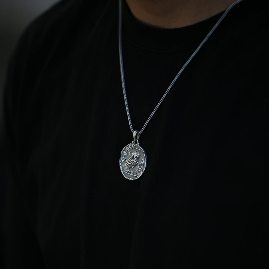 Athena Owl Necklace