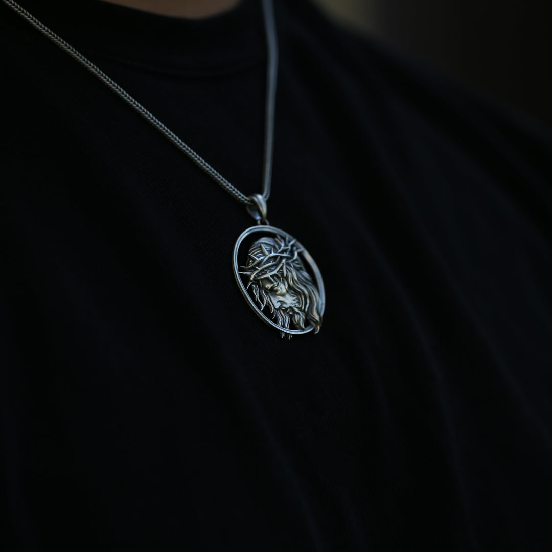 Jesus Portrait Necklace