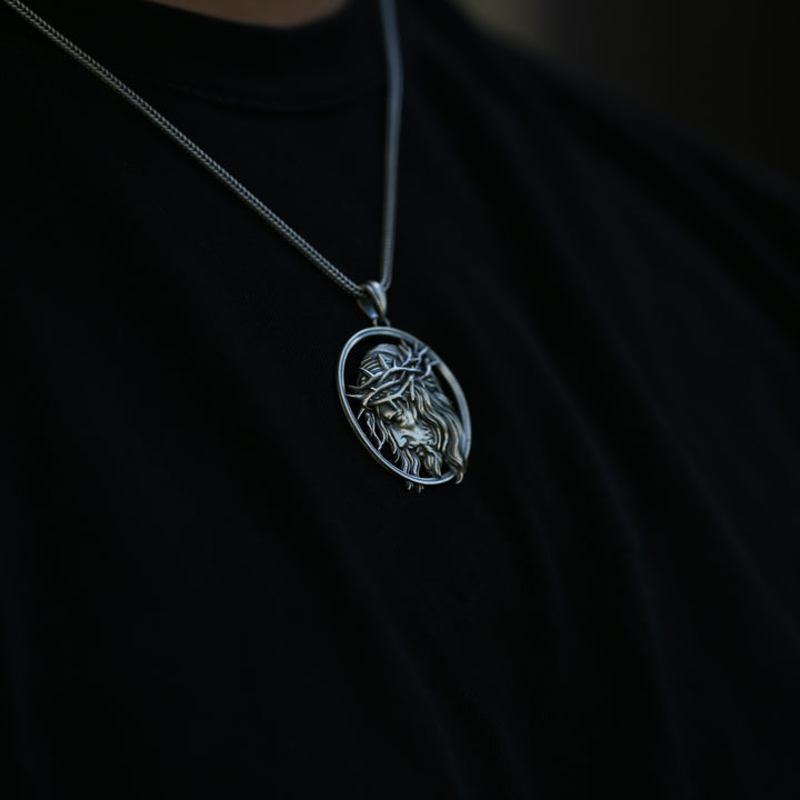 Jesus Portrait Necklace