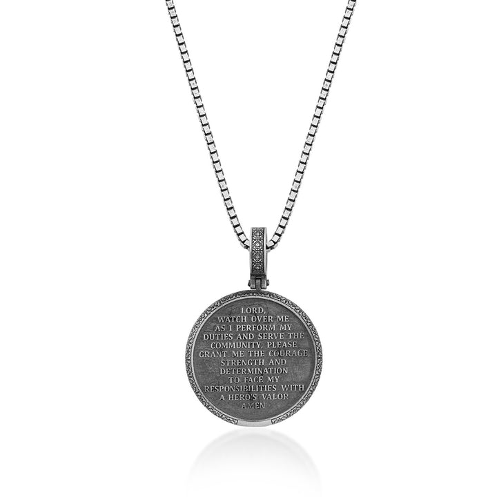 Saint Michael Victory Prayer Medal Necklace