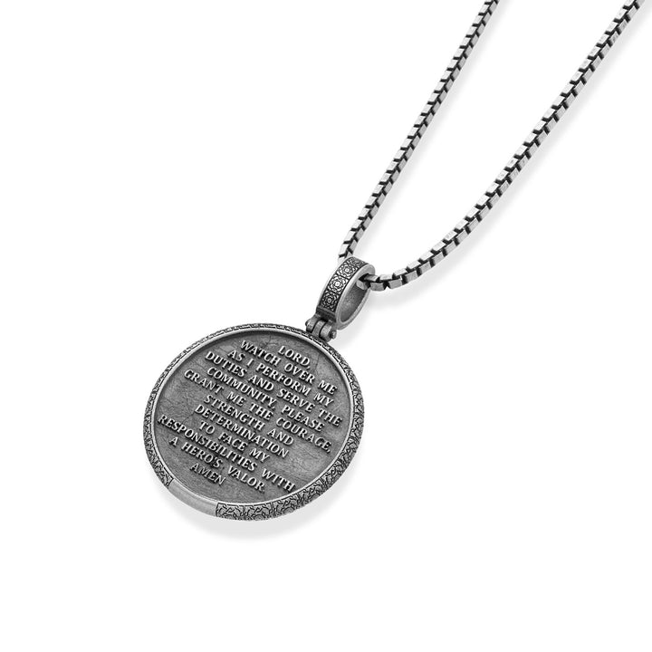 Saint Michael Victory Prayer Medal Necklace
