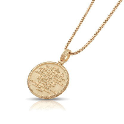 Saint Michael Victory Prayer Medal Necklace