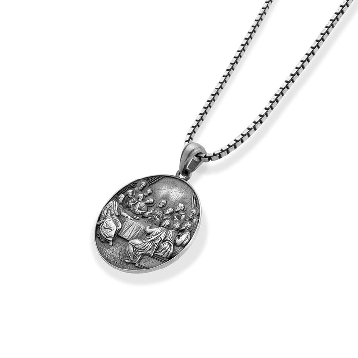 The Last Supper Oval Medal Necklace