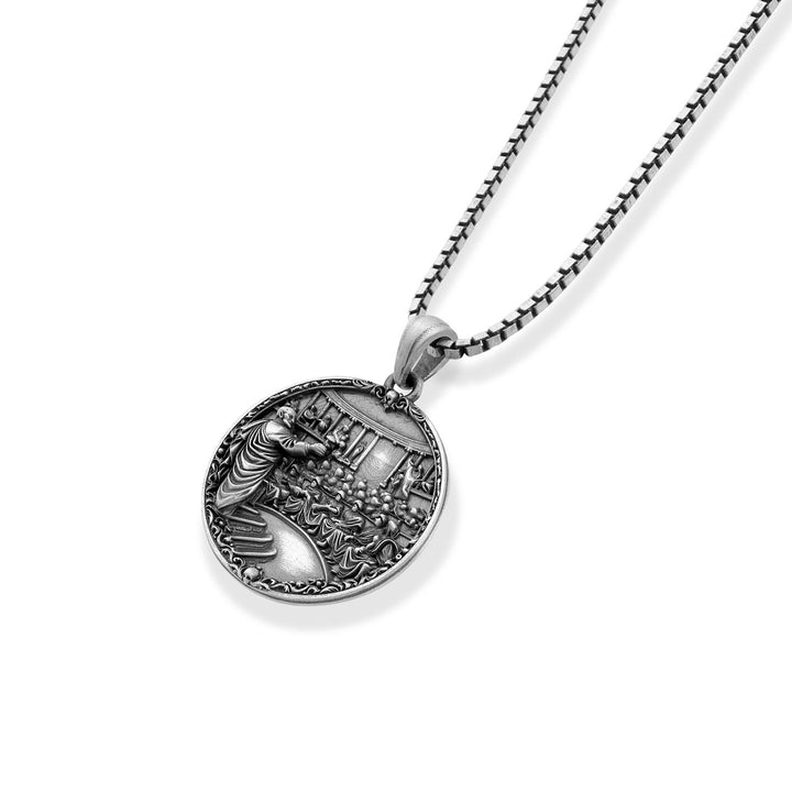 The Last Supper Drapery Medallion Necklace