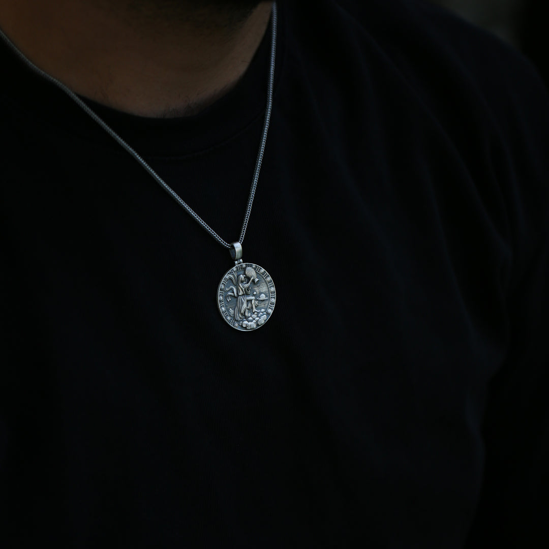 Aquarius Zodiac Necklace V2