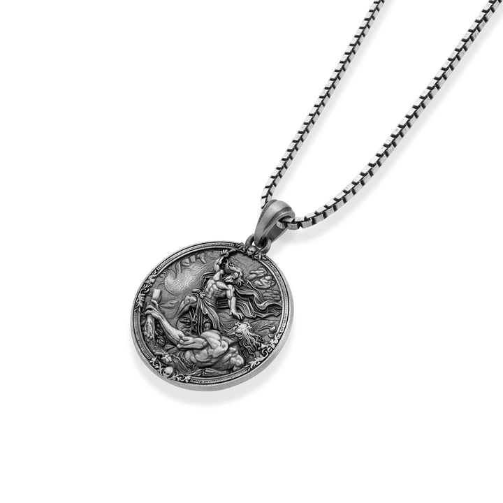 Mythic Struggle Medallion Necklace
