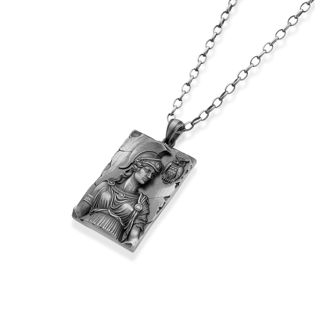 Athena and Owl Wisdom Necklace