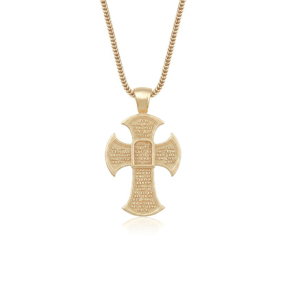 Jesus Christ Orthodox Cross Necklace