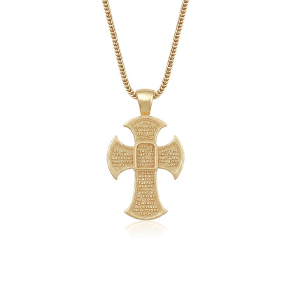 Jesus Christ Orthodox Cross Necklace