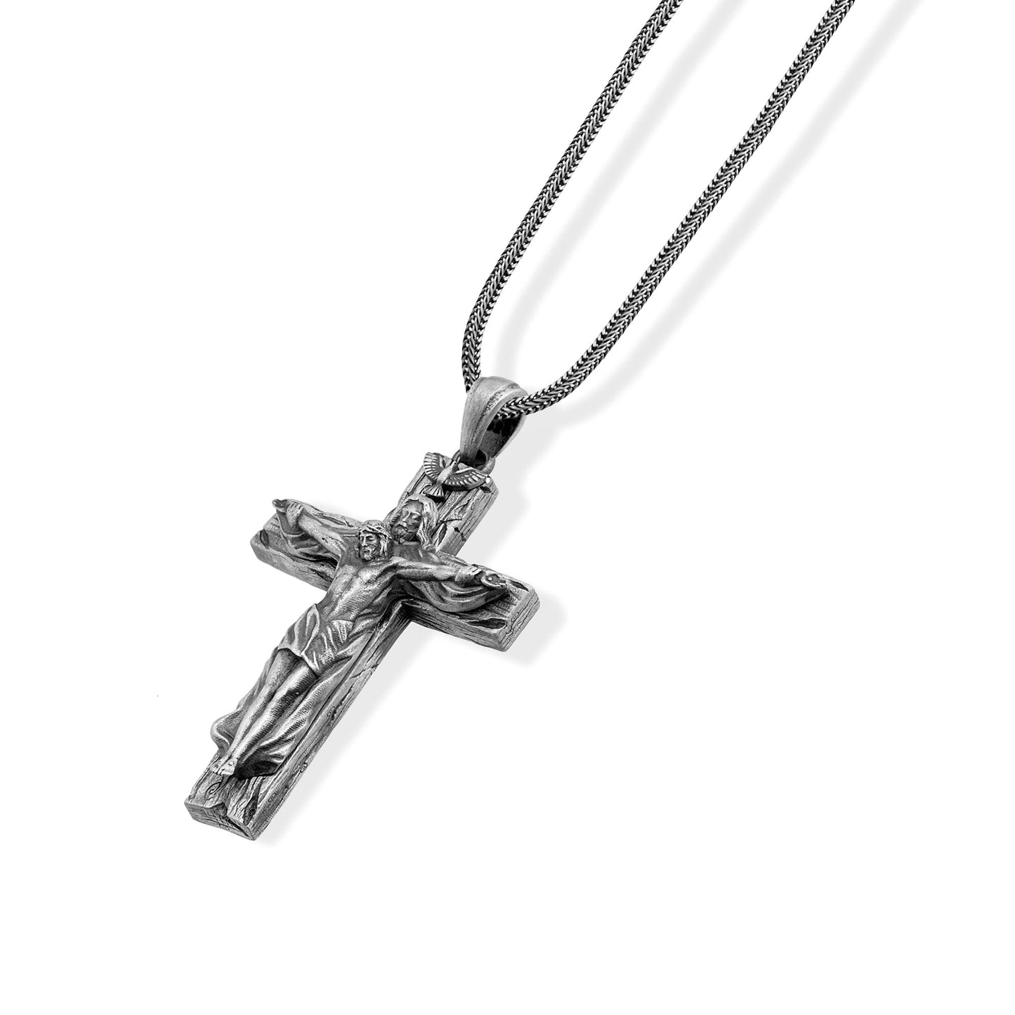 Jesus Christ and Cross Necklace