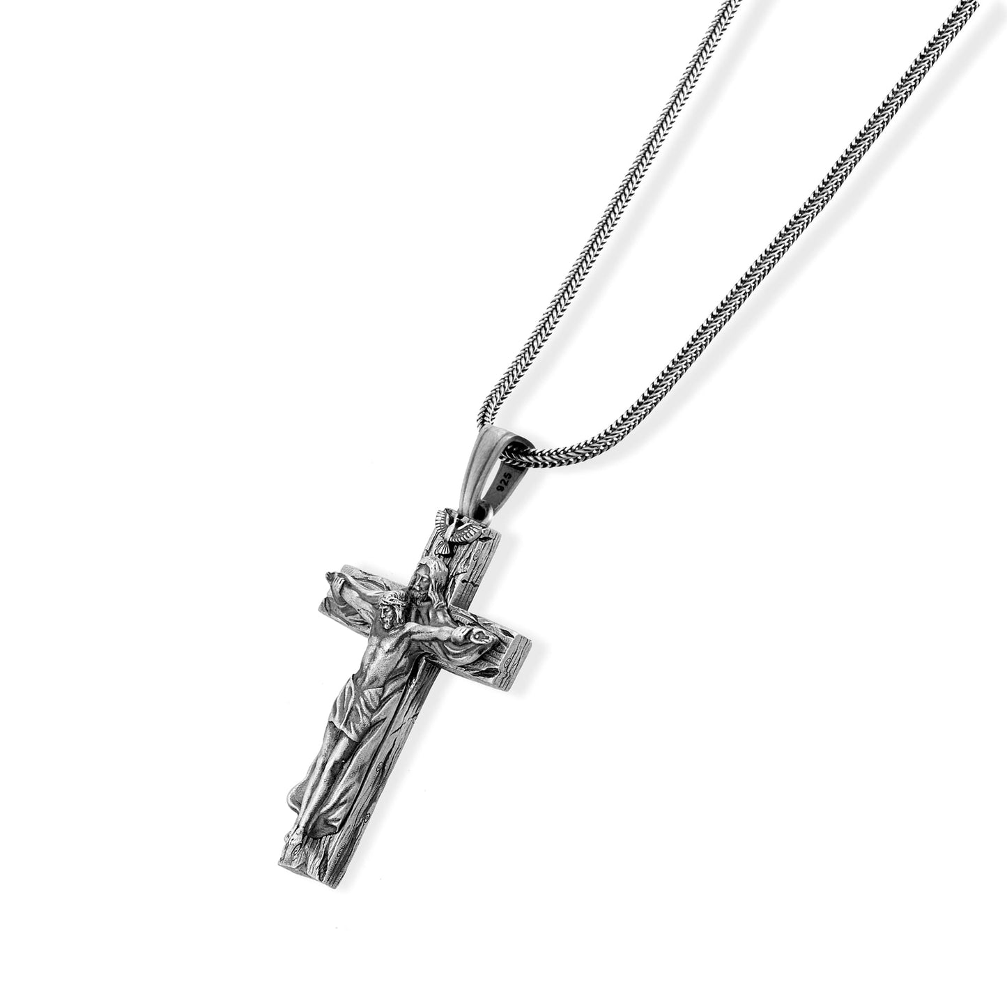 Jesus Christ and Cross Necklace