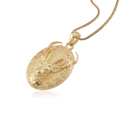 Deer Head Necklace
