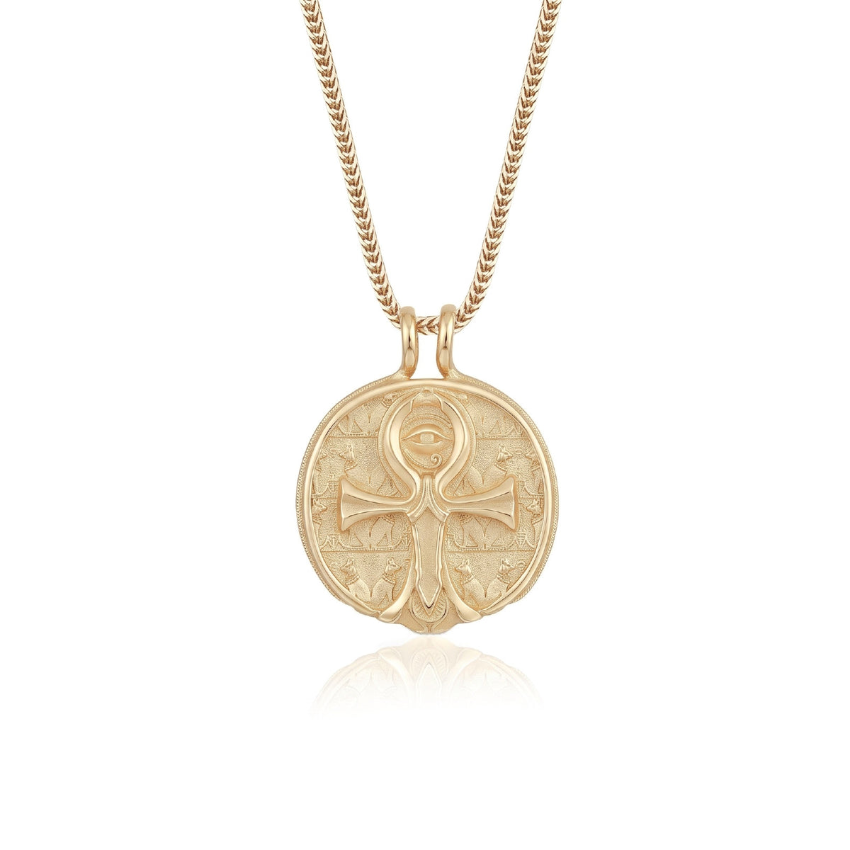 Ankh Coin Necklace
