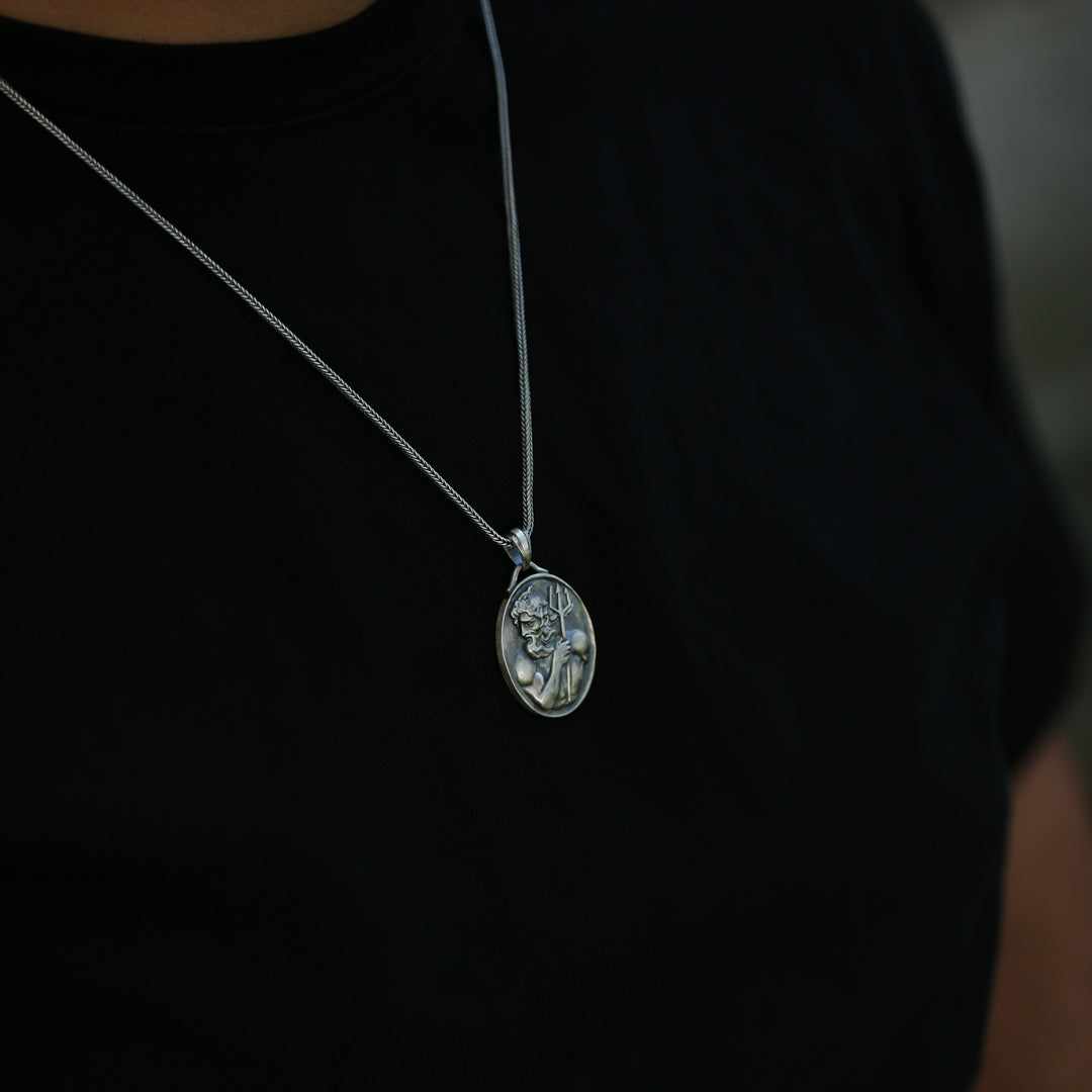 Poseidon and Trident Necklace