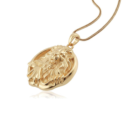 Lion Paws and Mane Necklace