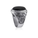 The Philip II Chariot Onyx Ring side view