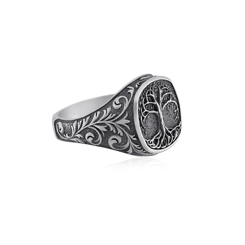 Tree Of Life Signet Ring