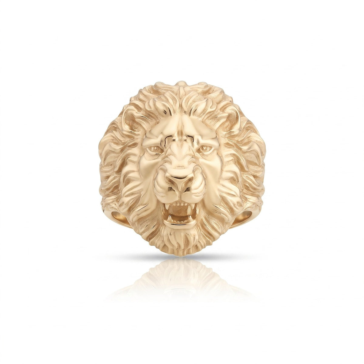 Angry Lion Face Ring