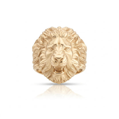 Angry Lion Face Ring