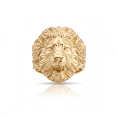 Angry Lion Face Ring
