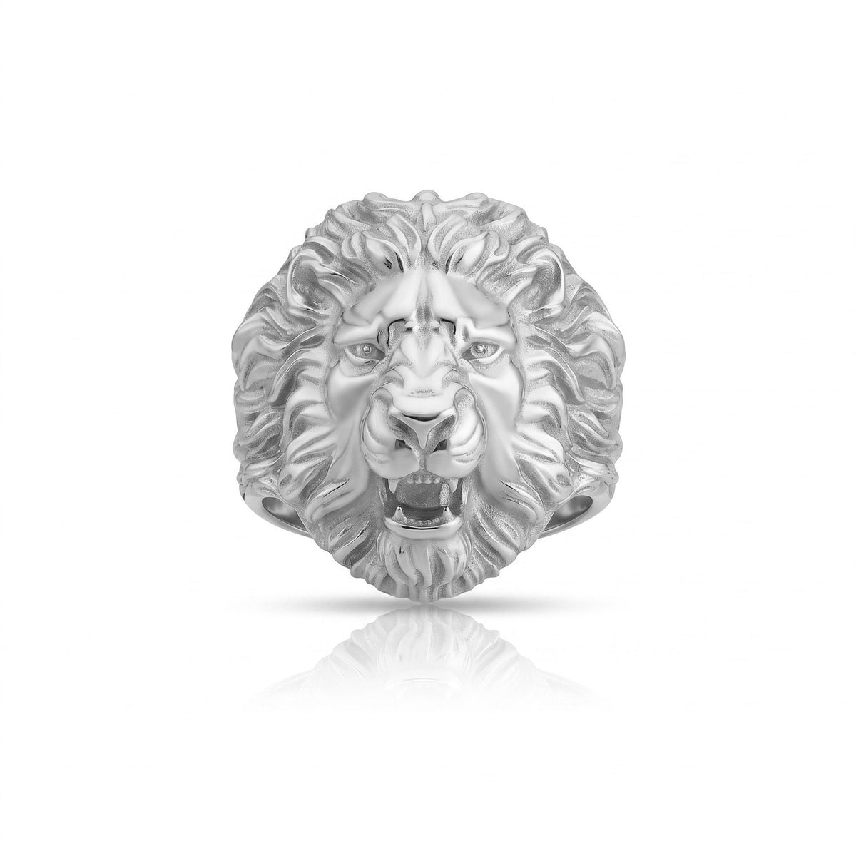 Angry Lion Face Ring