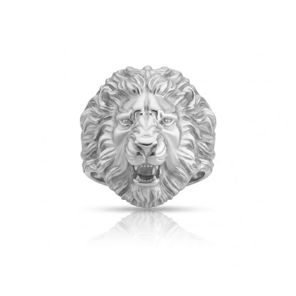 Angry Lion Face Ring