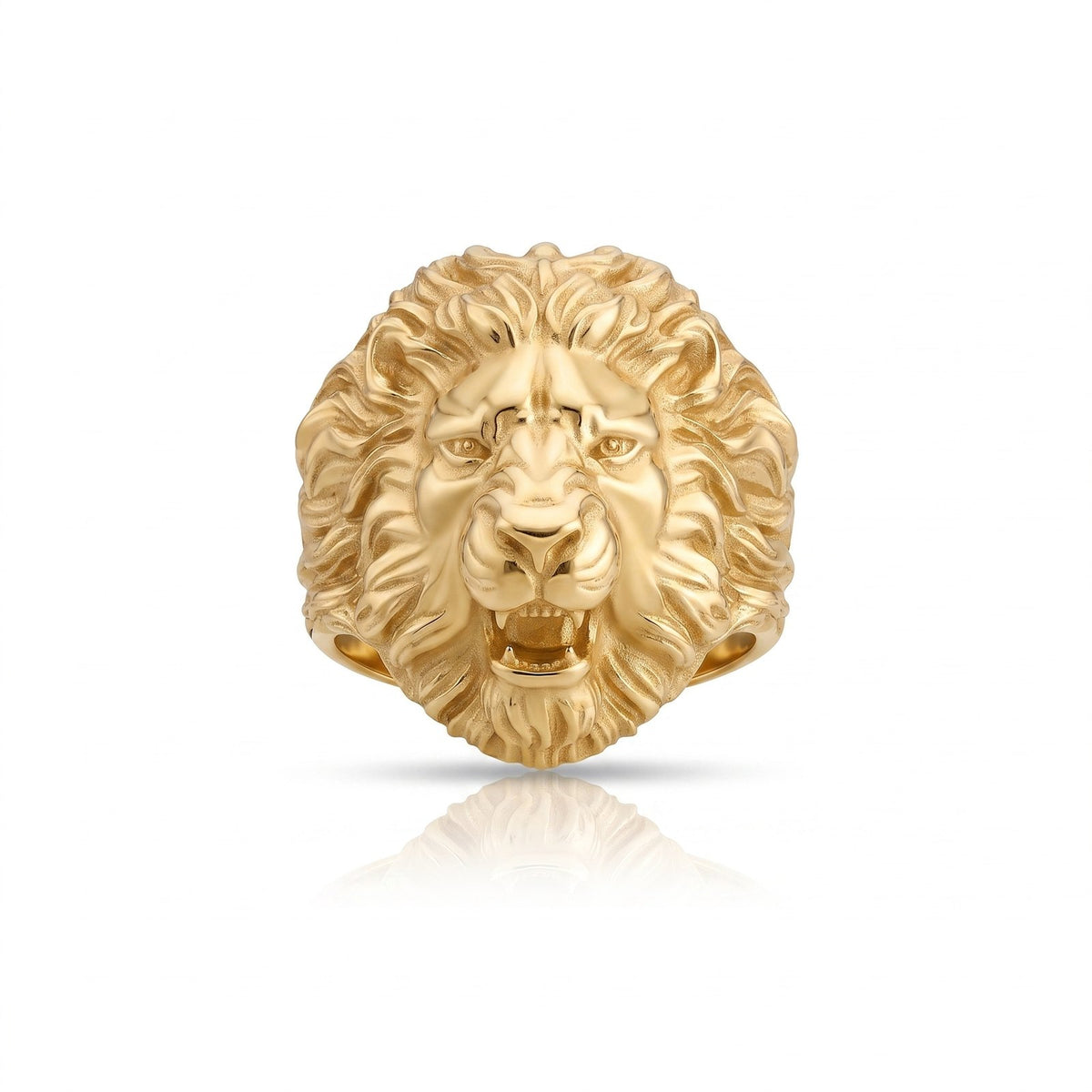 Angry Lion Face Ring