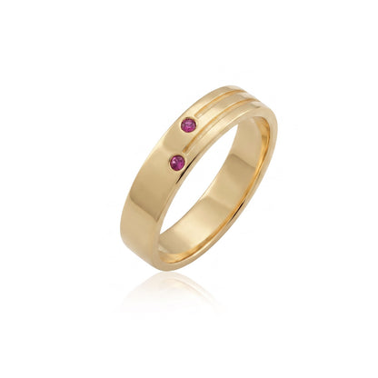Red Mark Band Ring