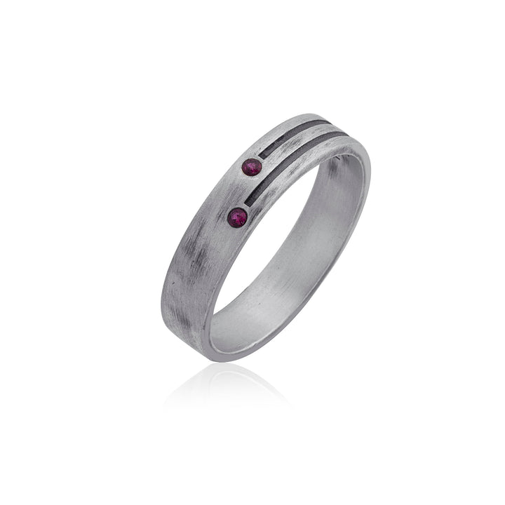 Red Mark Band Ring