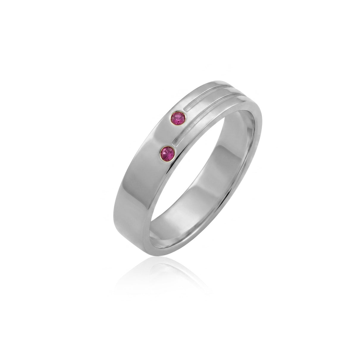 Red Mark Band Ring