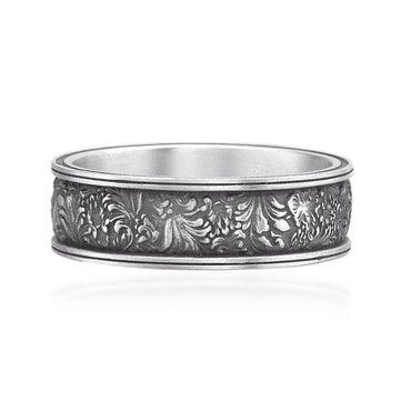 925 Sterling Silver Oxidized