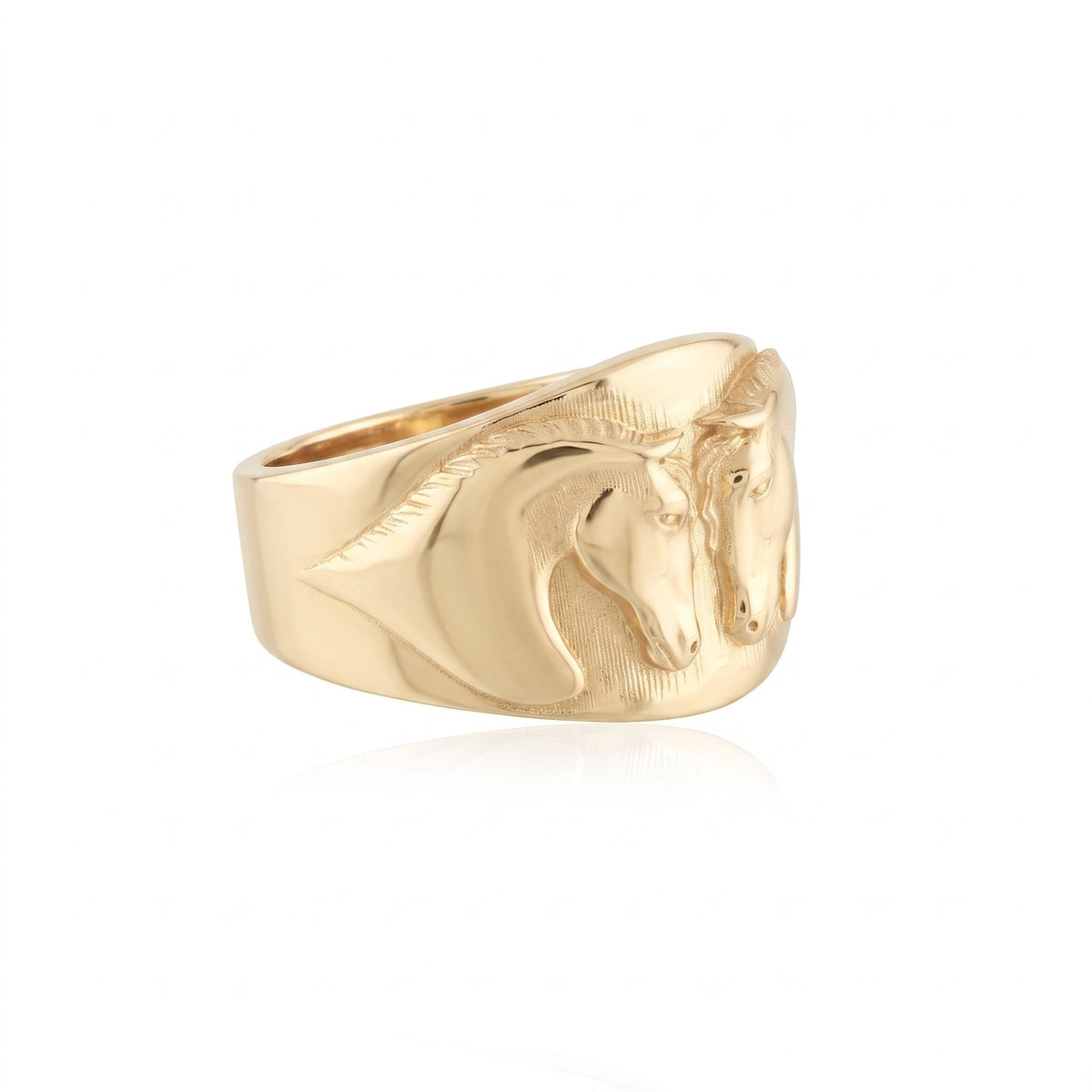 Couple Horse Band Ring