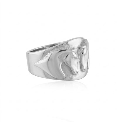 Couple Horse Band Ring