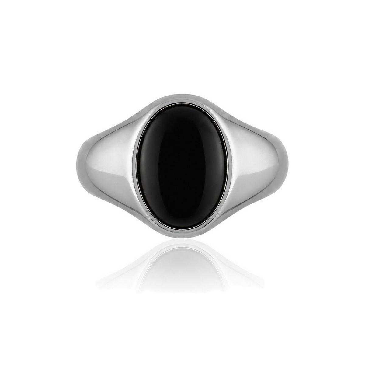 Oval Onyx Signet Ring