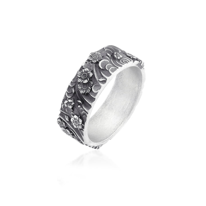 Flower Band Ring